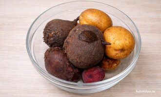 Овощи отварные для винегрета