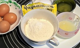 Ингредиенты для лимонного торта