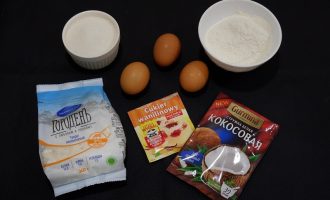 Сырники кокосовые продукты