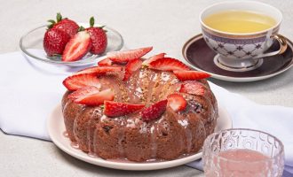 Клубничный пирог