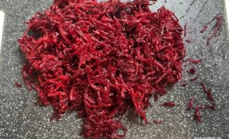 Свекла, натертая для борща