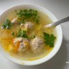 Суп с фрикадельками из готового фарша