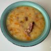 Гороховый суп с копчеными ребрами и картофелем