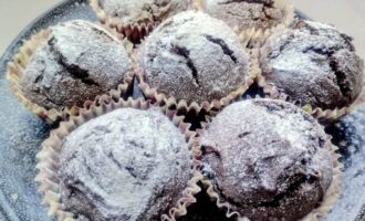 Шоколадные маффины домашнего приготовления