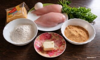 Ингредиенты для котлет по-киевски
