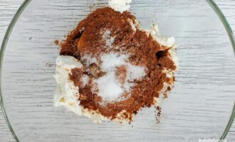 Творожная смесь с какао и подсластителем